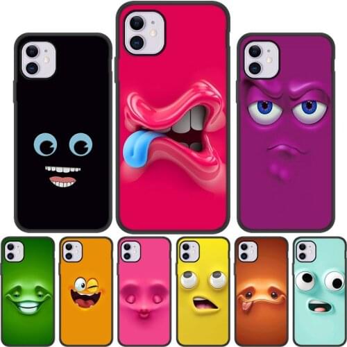 3D Funny Face Custom Soft Case For Wiko Y81 View 5 Plus Case Funda On Wiko Y81 View5 Plus TPU Phone Bumper For WikoY81 Coque Bag