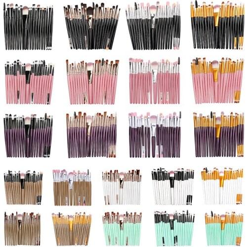 20/5Pcs Makeup Brushes Set Eye Shadow Foundation Powder Eyeliner Eyelash Lip Make Up Brush Cosmetic Beauty Tool Kit Hot
