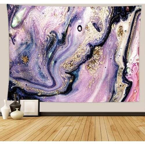 Purple stone wall blanket dorm bedroom tapestry home decoration wall carpet tapisserie murale