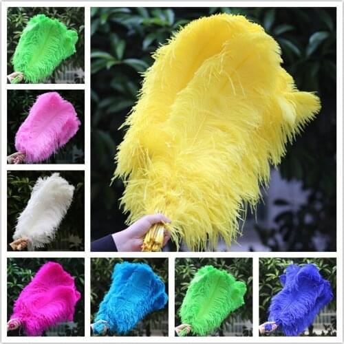 Wholesale 50pc/lot High Quality Ostrich Feather 50-55cm/20-22 Inches DIY Party Wedding Accessories Decoration Plume
