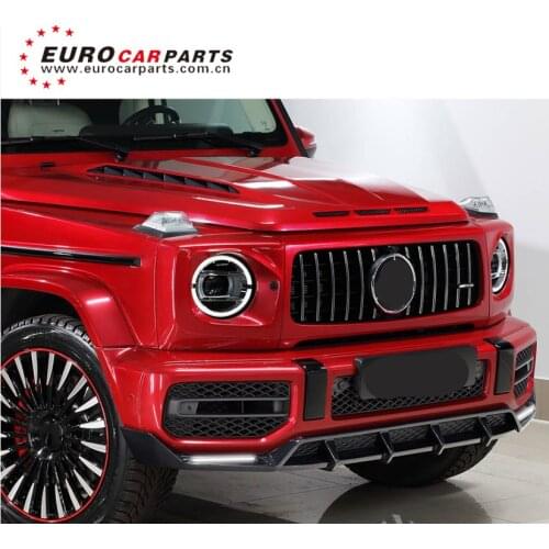 Carbon G class top style front lip for W464 W463A G63 to Blade II TOP 2018-2020year carbon CAR PART w464 FRONT lip