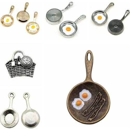 Tristana Omelette Charms designer charms for jewelry making diy jewelry kit accessories