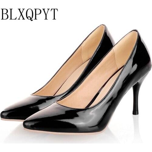 Plus Big Size 34-47 Shoes Woman 2017 New Arrival Wedding Ladies High Heel Fashion Sweet Dress Pointed Toe Women Pumps A-3
