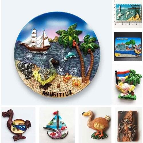 Mauritius Tourism Souvenir Fridge Magnets Raphus Sute Cucullatus Dodo Magnetic Stickers Decoration Wall Decoration Travel Gifts