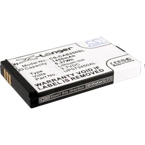 Cameron Sino 1450mah battery for CAT B25 CATERPILLAR B25 UP073450AL batteries