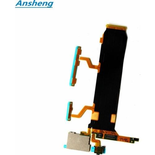 Ansheng Power On/Off Button & Volume Up/down Buttons Flex Cable For Sony xperia Z Ultra XL39h 3G C6802 C6803 C6806 C6833 Phone