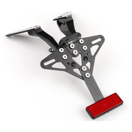 Artudatech License Plate Mount Holder Bracket Fender For Yamaha Tmax 530 2012 2013 2014 2015 Black