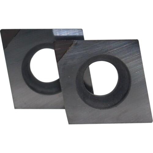 CCGT120404 2pcs CNC CBN Diamond insert For Lathe Tools Blade for SCLCR/SCKCR Holder Suitable for Aluminium&Copper