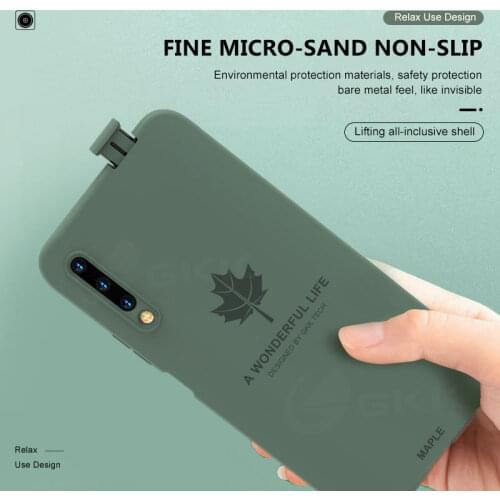 Liquid Silicone Lifting Camera Protection Case For Huawei Honor 9X Pro Y9s P smart pro Luxury Pattern Cover For Huawei Y9s Coque
