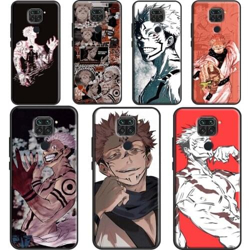 Jujutsu Kaisen Ryomen Sukuna Anime Case For Xiaomi Redmi Note 7 8 9 Pro Note 8T 9S Note 10 Pro Cover For Redmi 9T 9A 9C K40