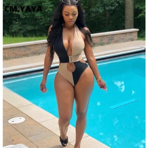 Женские слитные купальники CM.YAYA China At AliExpress