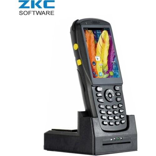 GSM 3G WiFi Wireless Handheld Rugged Industrial Supermarket PDA Laser 2D Barcode Scanner Android NFC RFID Reader ZKC PDA3501S