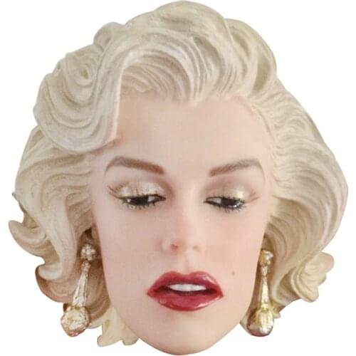 Collection 1/6 Scale MARILYN Figure MONROE Heads Sculpt Doll Female Head Carving Movie Star Toys Fans Gift Accessories