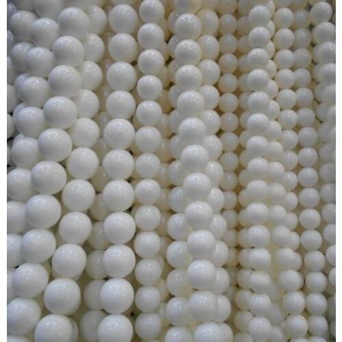 Wholesale Natural White Stone Stone Beads For Jewelry Making DIY Bracelet Necklace 6/8/10 /12 mm Strand 15.5
