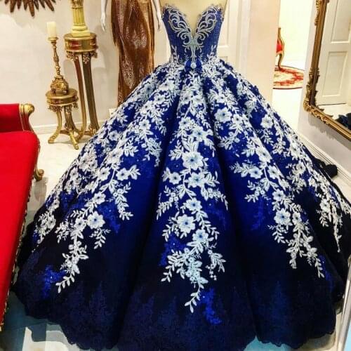 Luxury Quinceanera Dresses Appliqued Beaded Sweetheart Sweet 16 Dress Ball Gown vestidos de 15 años Ruched Skirt robe de soirée