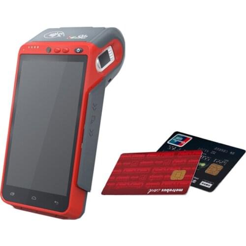 Android System 5.5Inch Color Display Handheld QR POS Terminal With 1D 2D Barcode Scanner