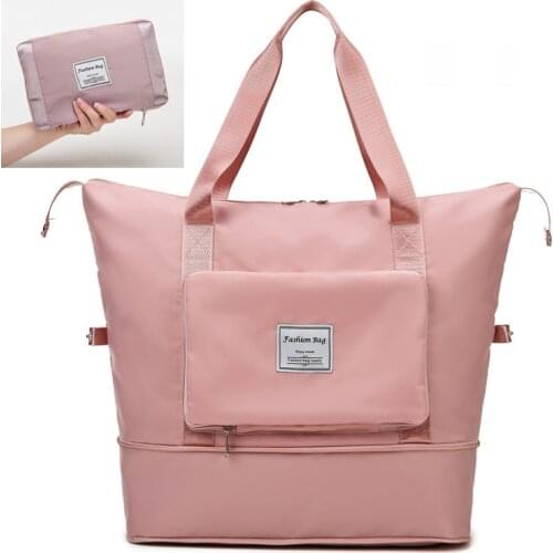 Folding Travel Bags Large Capacity Waterproof Tote Handbag Ultralight Gym Sport Women Bag Outdoor Fitness Yoga Bag Swimming Bags