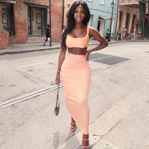 Sexyboutique bandage dress set women 2pcs long dress and mini tank top sexy long elegant dress women set