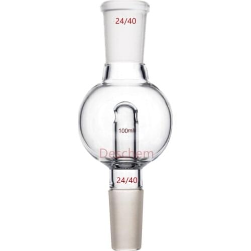 24/40,100ml,Glass Anti-splash Adapter,Anti splash head,Lab Chemistry Glassware