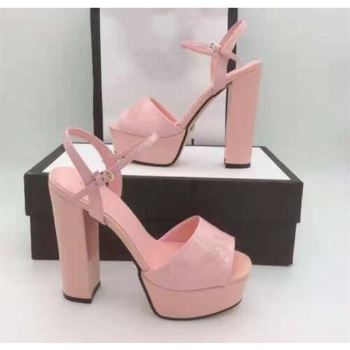 T Cinta-Extreme Designer de Moda Das Mulheres Sapatos De Salto Alto Preto Bombas Sexy Super Salto Alto Sapatos de Plataforma 21