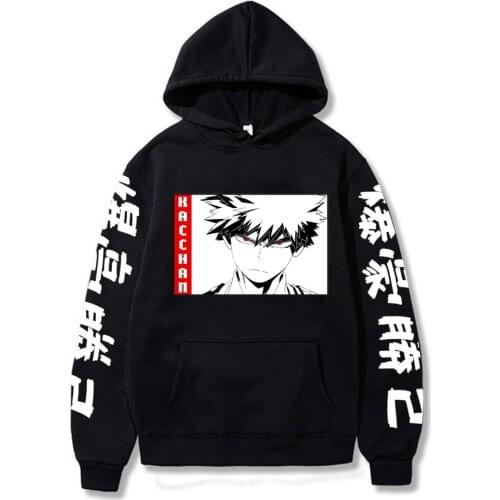 Boku No Hero Academia Hoodie Fashion Pullovers Tops With Pockets Long Sleeve Winter Male And Female