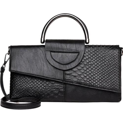 Women Day Clutches Alligator Leather Handbag Crossbody Bag For Women Bags Shoulder Bags Evening Party Bags