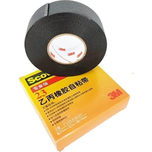 3M Scotch High and Low Voltage Insulation Self-Fusing Rubber Tape 23