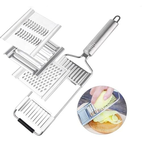 3-in-1 multi-purpose l Vegetable Shredder Stainless Steel Cheese Grater Vegetable Cutter fro Carrot Cabbage Cucumber useful Tool