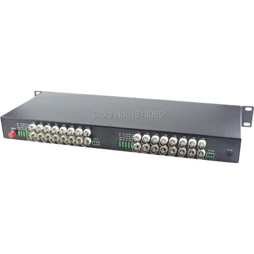 32channel Digital Video Optical Transceiver Single-fiber single-mode fiber optic converter FC 20KM