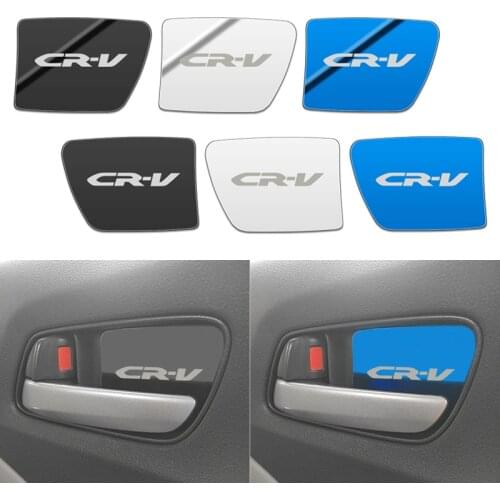4pcs Car Styling for Honda CRV CR-V 2012-2016 Interior Door Handle Bowl Cover Stickers Stainless Steel Accessories