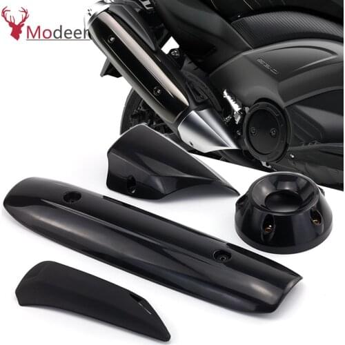 For Yamaha T max 500 530 2011-2016 2015 2014 XP500 tmax500 tmax530 Motorcycle exhaust pipe heat insulation protective cowl cover
