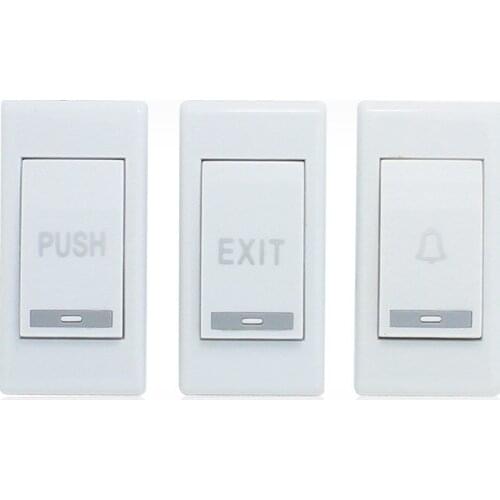 Push Button Door Exit and Doorbell For Access Control System