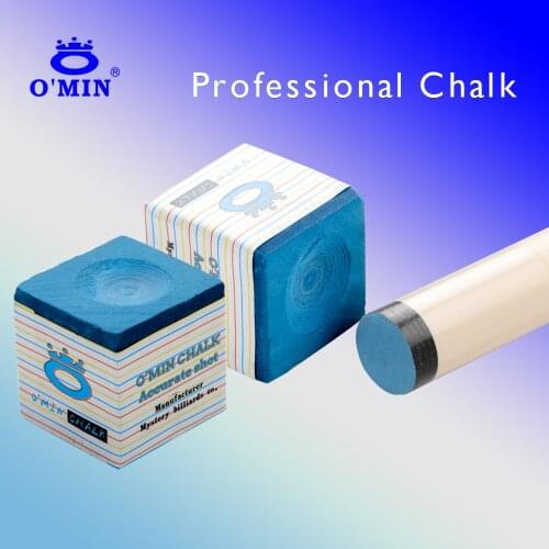 O’MIN Chalks Oily Blue Professional Pool Cue Chalk Easy To Powder High Quality Chalk Strong Friction Smooth Billiard Accessories