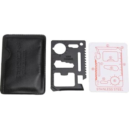 Multi-function Mini Portable Outdoor Tools Saber Card Knife screw wrench opener Emergency Survival camping tool Saw Opener