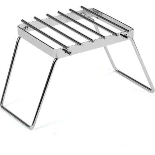 Multifunctional Folding Campfire Grill Portable Stainless Steel Camping Grill Grate Gas Stove Stand