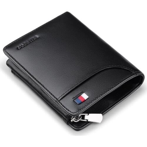 William Polo Italian Handmade Genuine Leather Men 'S Wallet Card Wallet