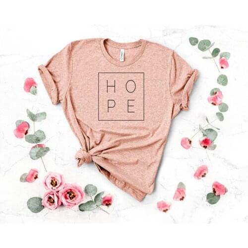 Hope Tshirt Hope Tee Hopeful Tee Gif Religious Tee Inspirational Tshirt Positive Gifts Christian Tee Motivational Tee for women