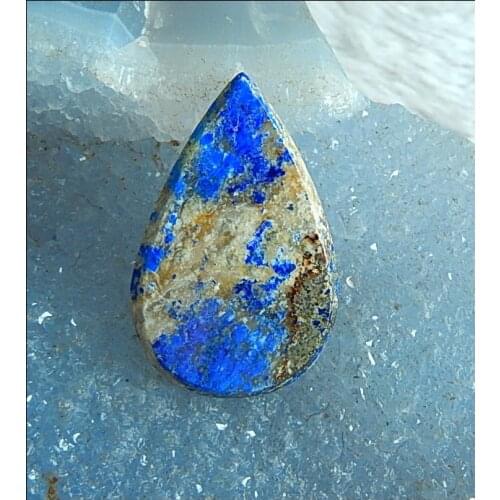 Natural Stone,Gemstone Cabochons,Gemstone Jewelry,Lapis Lazuli Cabochon bead,33x21x4mm,5.4g