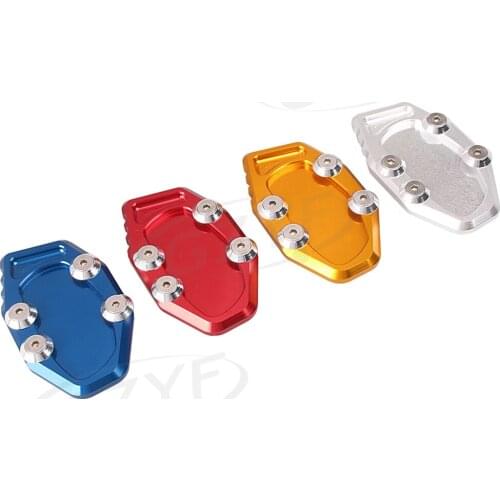 Motorcycle Kickstand Foot Side Stand Extension Pad Support Plate For YAMAHA YZF R25 2013-2015 & YZF R3 2015-2016