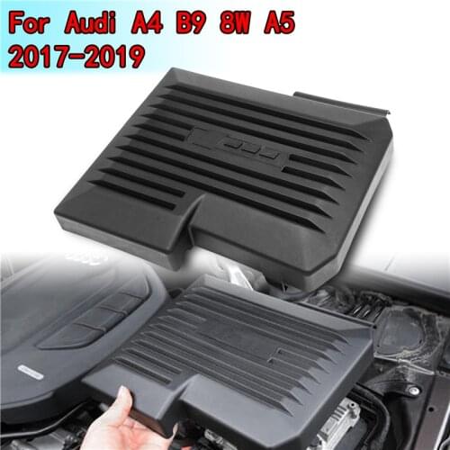Car Engine Dust Cover Hood Decorative Computer Board Trim Electronic Control Unit Protection Cap For Audi A4 B9 8W A5 2017-2019