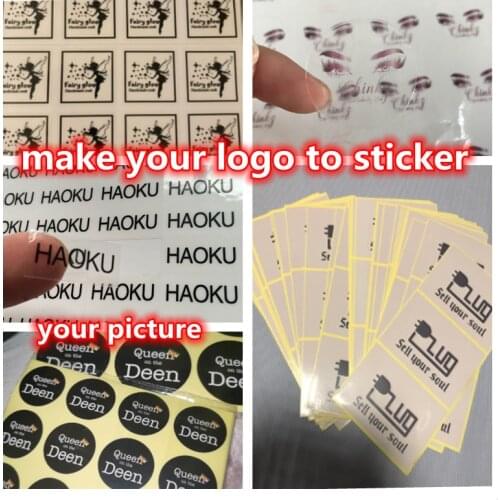Make your logo to Sticker and Customized Logos Stickers Design Your Own Stickers Personalize Stickers Wedding Birthday Baptism