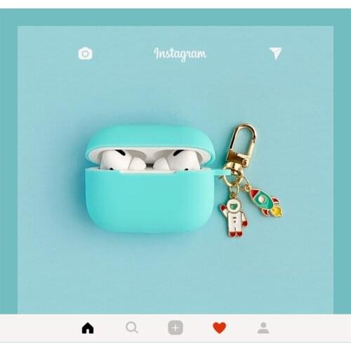 Cute Astronaut Spaceman Silicone Cover for Apple Airpods Pro Case Bluetooth Wireless Earphone Case for AirPods 3 Charging Box