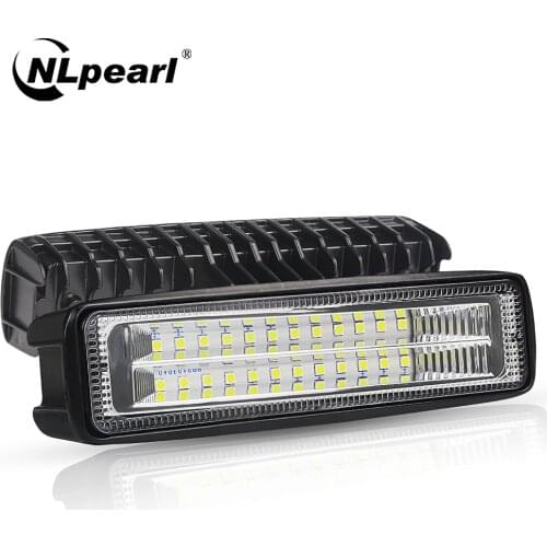 NLpearl 6inch Off Road LED Bar 12V 24V 72W LED Light Bar for Offroad Truck 4x4 Atv Boat Spot Flood LED Work Light Car Headlight