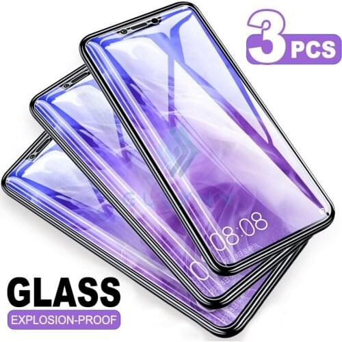 3Pieces Tempered Glass For Huawei P Smart Plus 2019 Psmart Z P20 P30 Lite Nova 3i 3E 5 5i 5T 6 Phone Screen Protector Film Cover