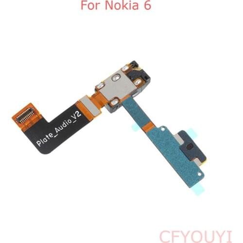 For Nokia 6 Ear Earphone Jack Flex Cable Replace Part Replacement Part