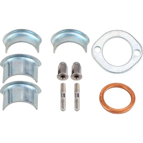 Exhaust collets collars clamp holder kit collets For Honda CG125 CB XL XL185 Exhaust Muffler Pipe Collets Collars Clamp Holder