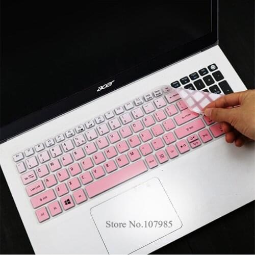 2017 2018 15 inch Keyboard Protector Silicone Cover For Acer Aspire E 15 15.6" E5-576G E5-576 E5 576G E5-575g 575G
