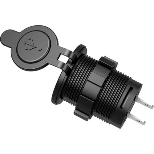 20CE IP66 Water Proof 12V DC 2 USB Motorcycle Cigarette Lighter Socket Charger