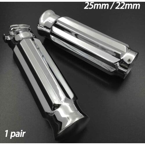 25mm 1" Or 22mm 7/8" Universal Motorcycle handlebar Hand Grips Billet For Kawasaki VN 800 900 1500 1600 2000 Meanstreak Custom