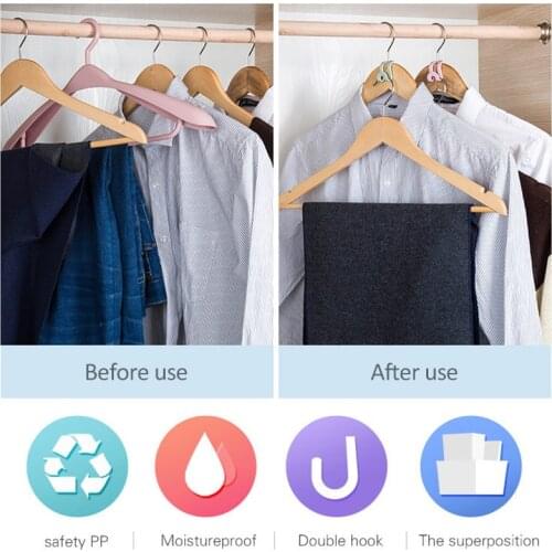 5pcs Closet Organizer Clothes Hangers Space Saving Clothes Rack Clothes Drying Rack Hook Folding Storage Organizer Dropshipping